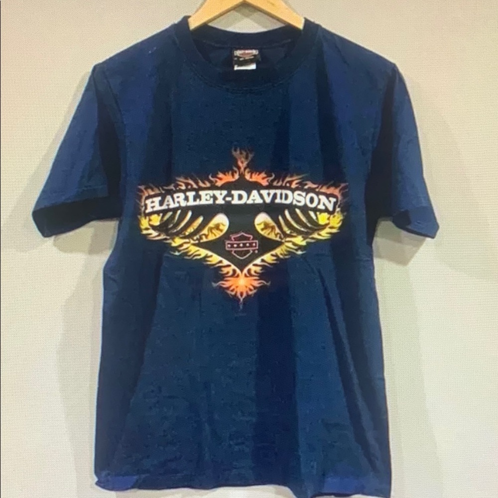 Harley-Davidson Blue Graphic T-Shirt